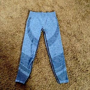 PINK Seamless Navy Full Length Leggings Size M